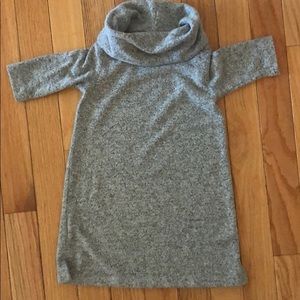 Kids cowl neck sweater dress